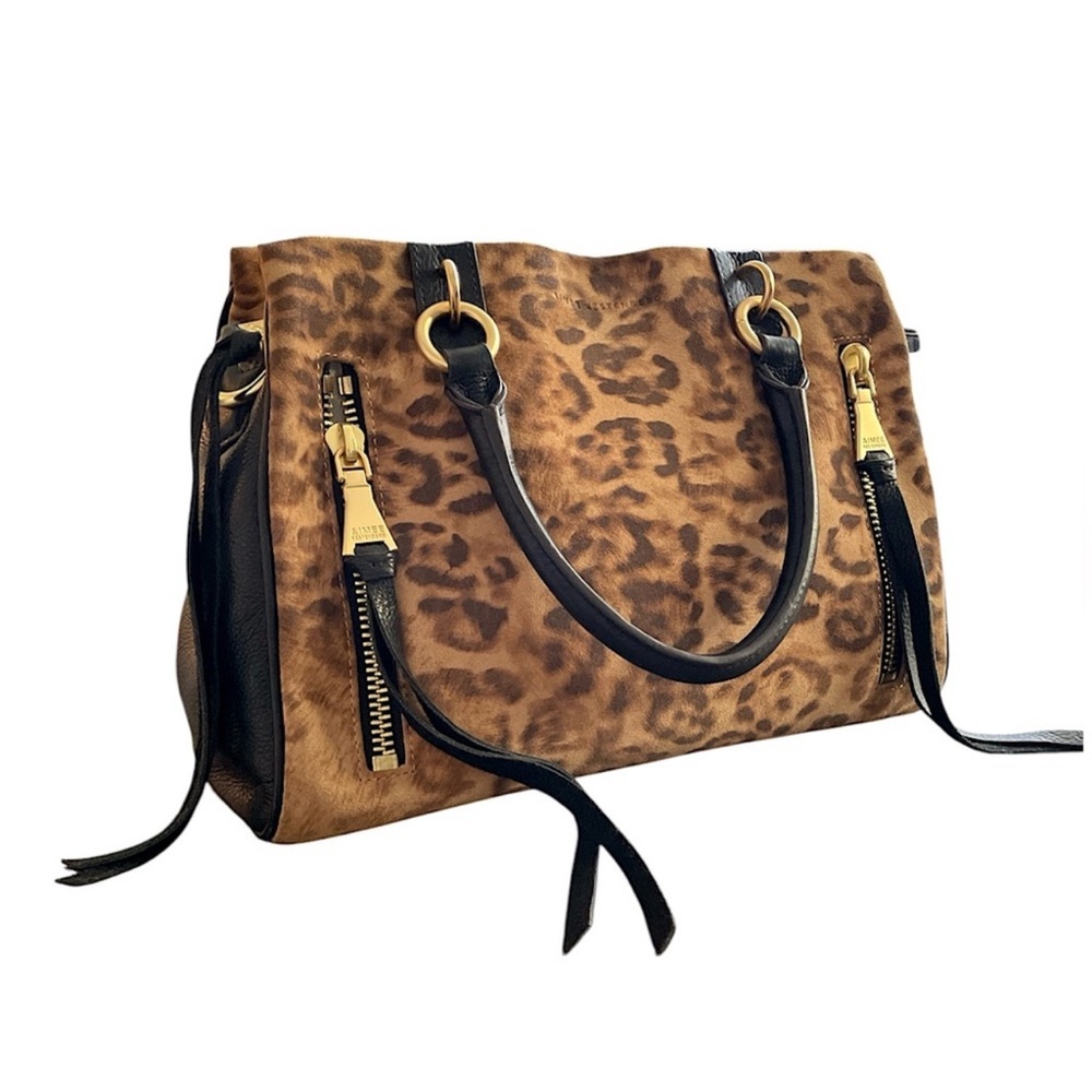 Leopard Print “Fairest of Them All” Genuine Leather Bag